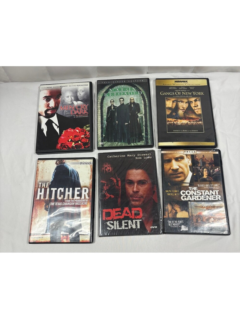 Lot of 6 DVD Movies - Action, Thriller, Drama Collection